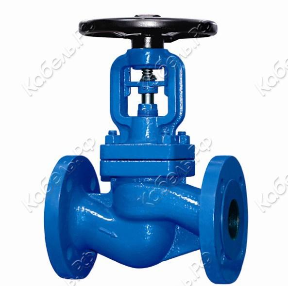 Изображение товара Клапан запорный сильфонный DN.RU V234A Ду65 Ру16 — надежный двухходовой запорный клапан для систем 