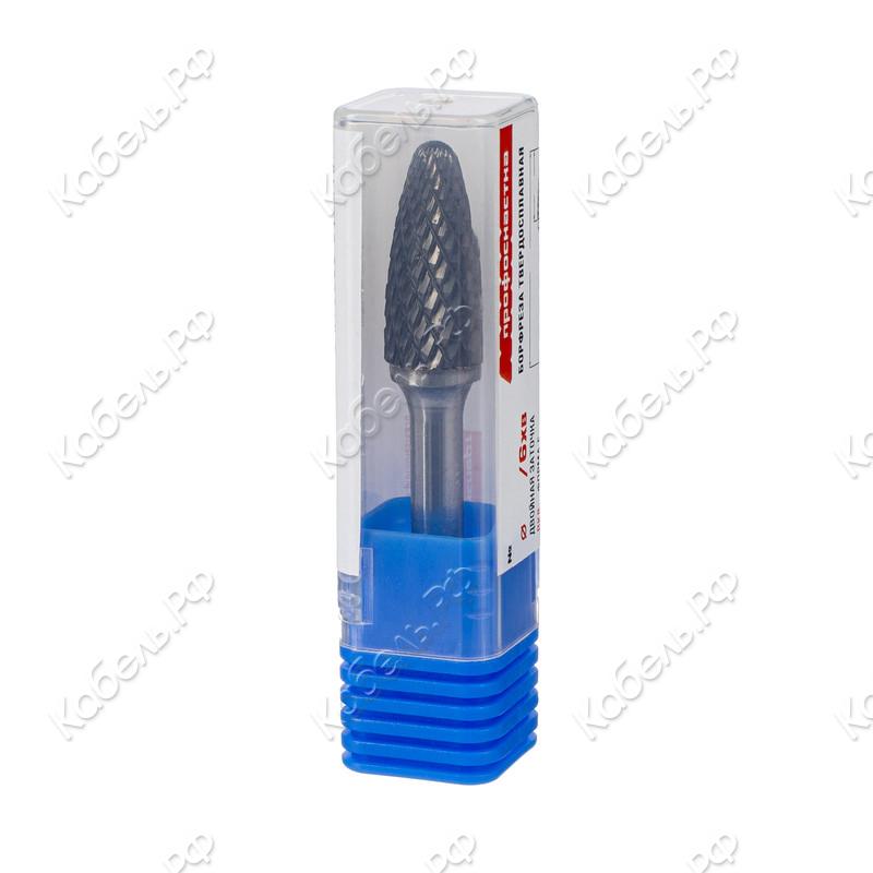 Изображение товара Борфреза твердосплавная ПрофОснастка N345 форма F 12х25х70 мм хв-к 6 мм 860661225700