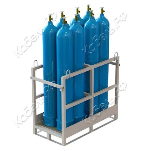 Изображение товара Контейнер для баллонов газовых ForceMetall КрГБ-4 для кислорода ацетилена и углекислоты