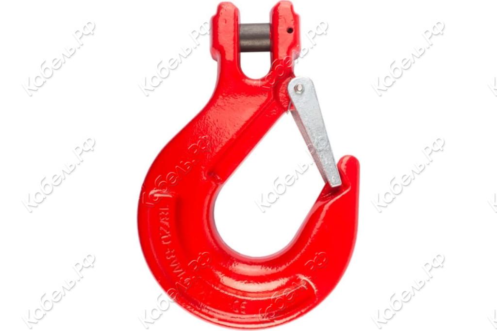 Изображение товара Крюк TOR с вилочным креплением и защелкой 5,3т для безопасных грузоперевозок
