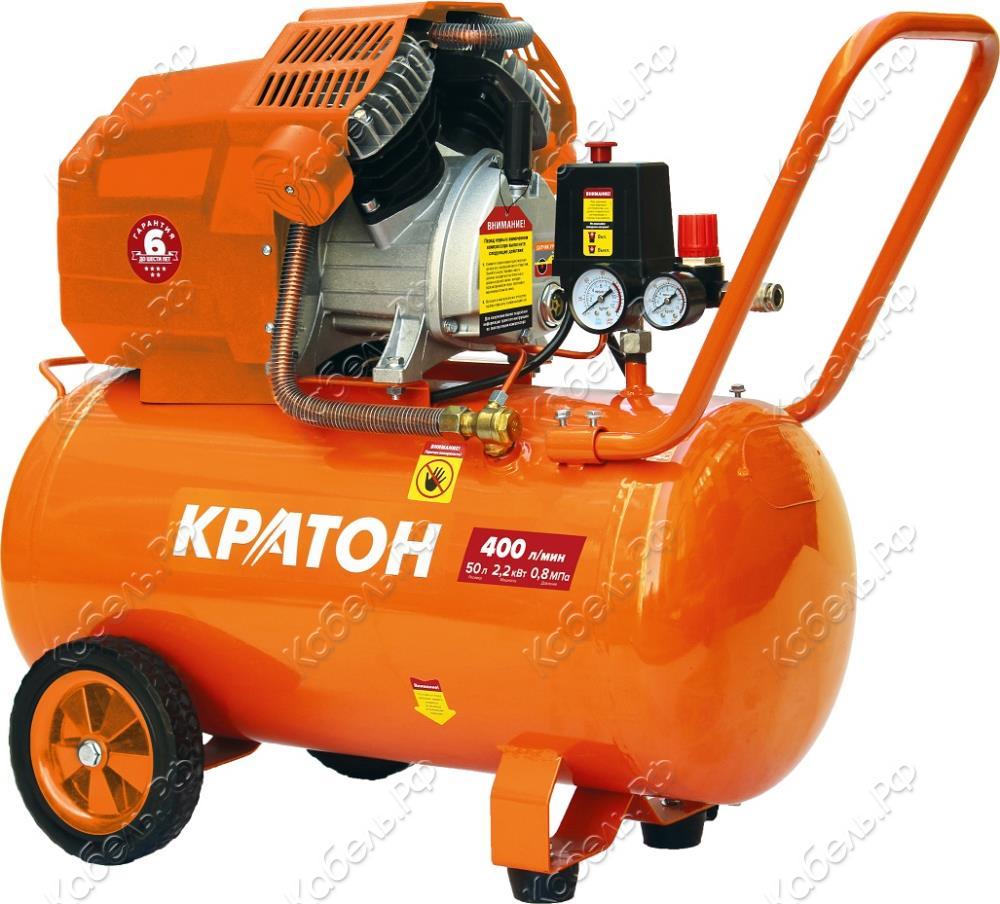 Изображение товара Компрессор с прямой передачей AC-400-50-DDV Кратон 3 01 01 066