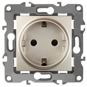 Изображение товара Розетка Schuko 12-2001-04 1-местная с заземлением 16А 250В ЭРА