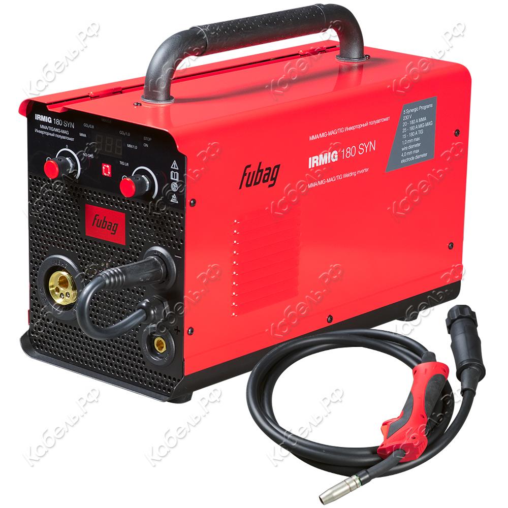 Изображение товара Полуавтомат сварочный Fubag IRMIG 180 SYN с горелкой 250А, профессиональный