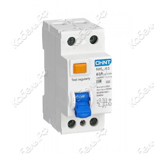 Изображение товара УЗО NXL-63 6kA 1P+N 40A 30mA CHINT