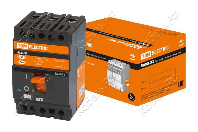 Изображение товара Автоматический выключатель ВА88-32 3Р 32А 25кА TDM Electric SQ0707-0003