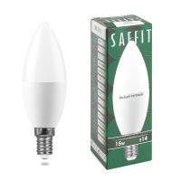 Лампа светодиодная SBC3715 Свеча E14 15W 2700K (10шт/уп) SAFFIT 55203