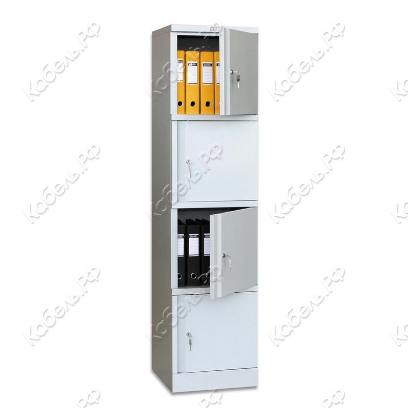 Изображение товара Шкаф для документов AM 1845/4 ПРАКТИК с 4 полками российский промышленный шкаф