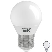 Лампа светодиодная LED 7вт Е27 6500К шар ECO (10шт/уп) IEK LLE-G45-7-230-65-E27