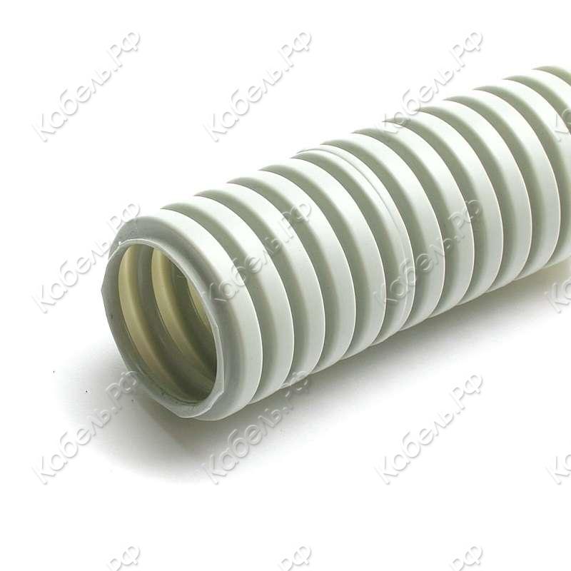 Изображение товара Труба гофрированная ПВД 20мм легкая белый Рувинил 32000Б