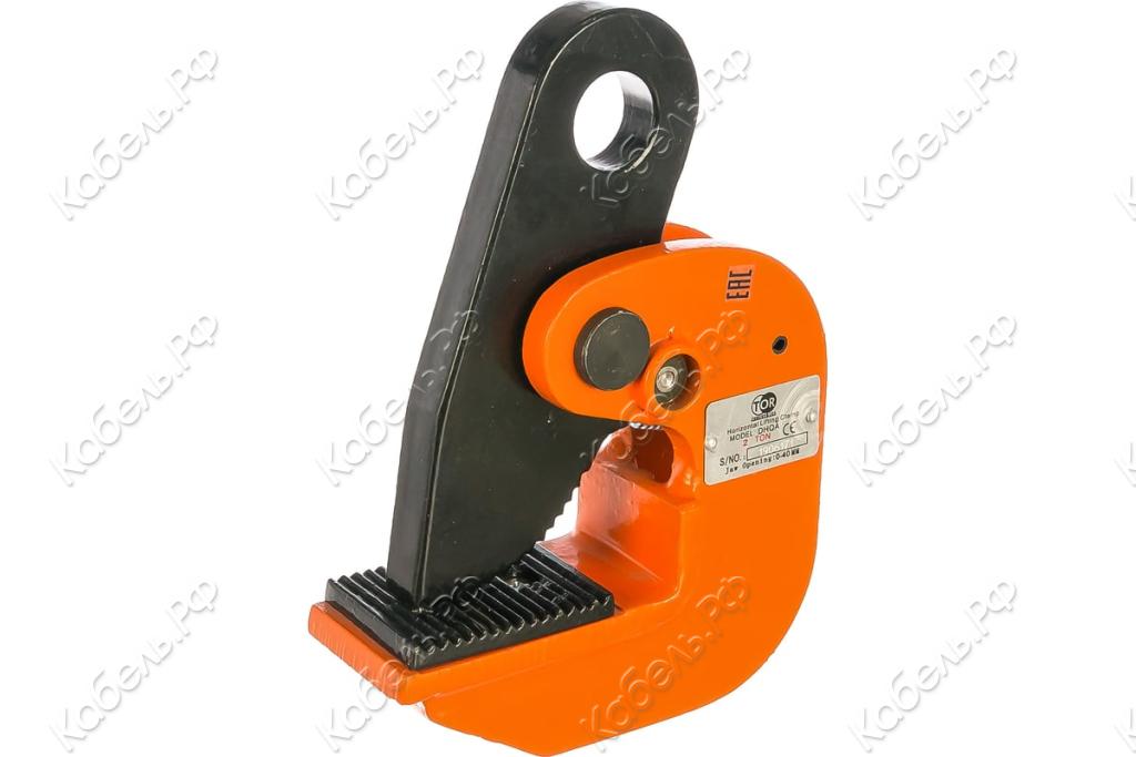 Изображение товара Горизонтальный захват TOR DHQA 2т лист 0-40мм (G) 12223 для подъема грузов