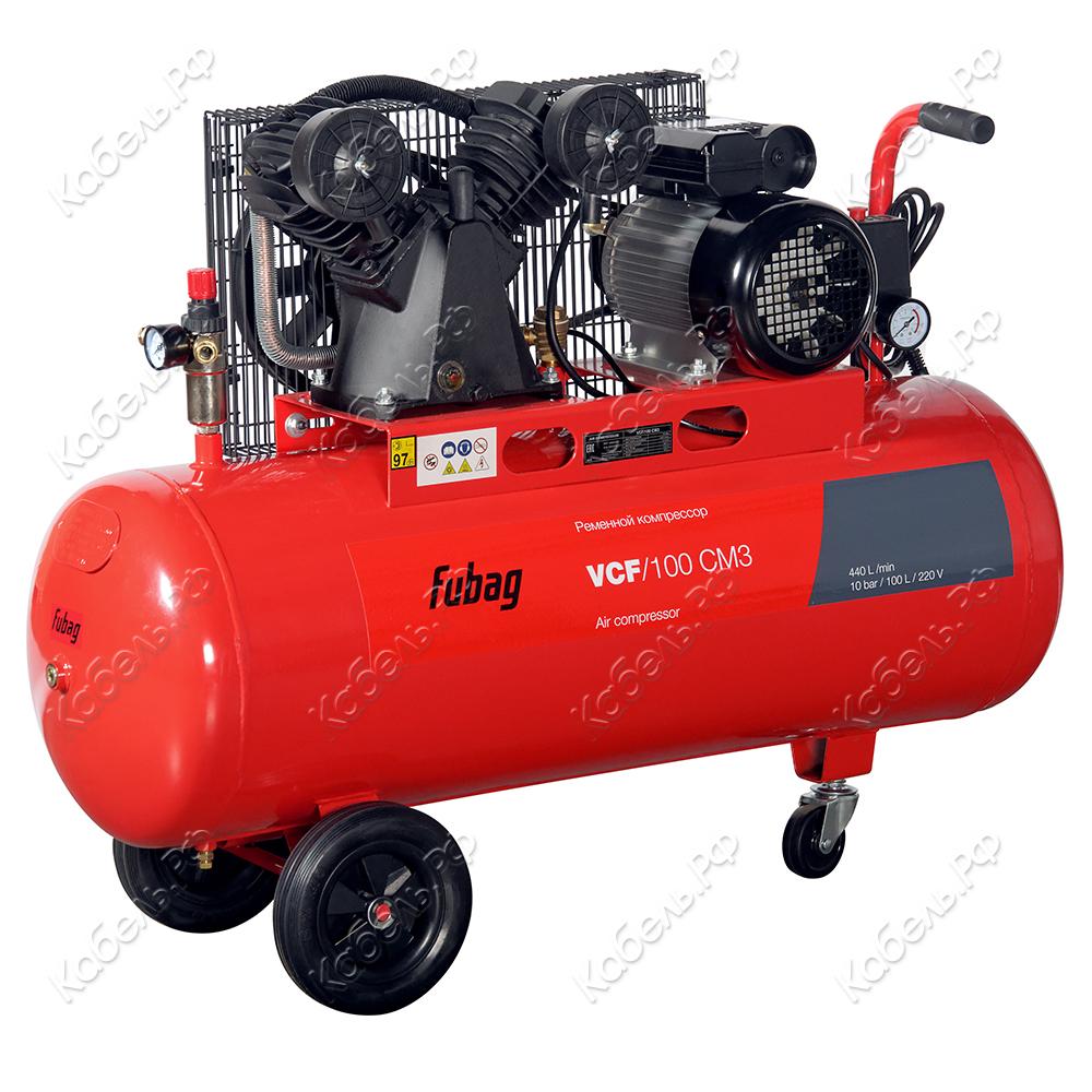 Изображение товара Компрессор Fubag VCF/100 CM3 2,2кВт 220В профессиональный ременной