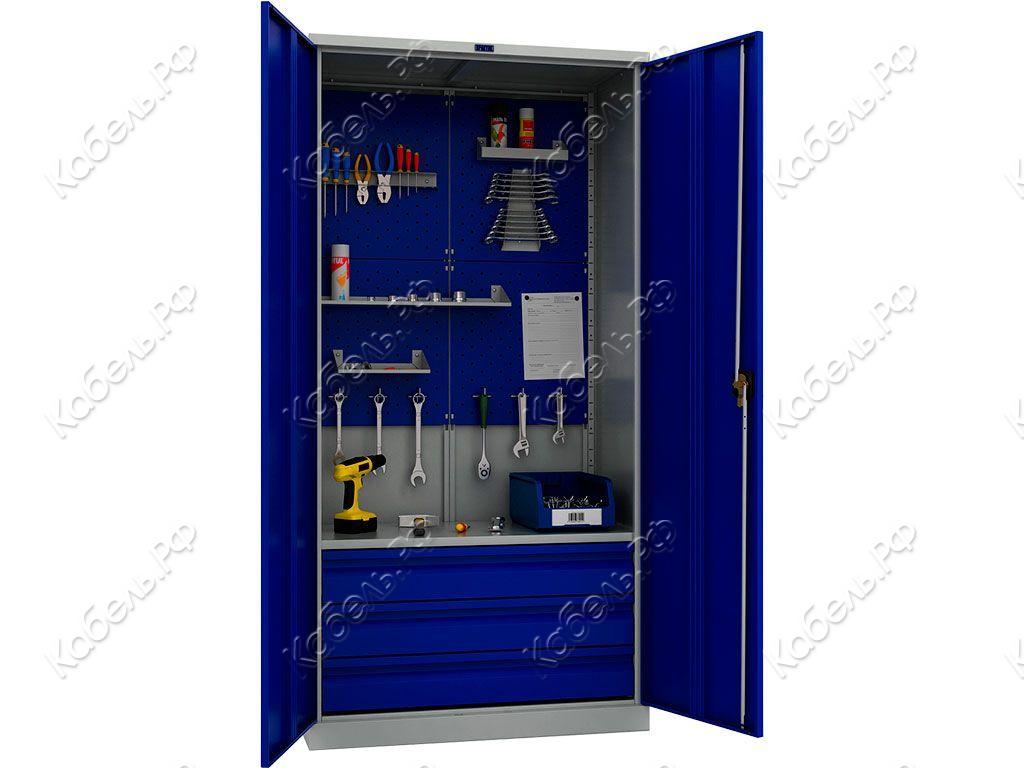Изображение товара Промышленный инструментальный шкаф ПРАКТИК TC 1995-041030 с регулируемыми полками