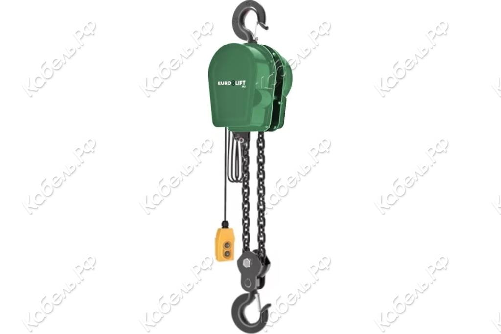 Изображение товара Электрическая цепная таль EURO-LIFT DHS 3,2 тн 6 м стационарная промышленные грузоподъемные устройс