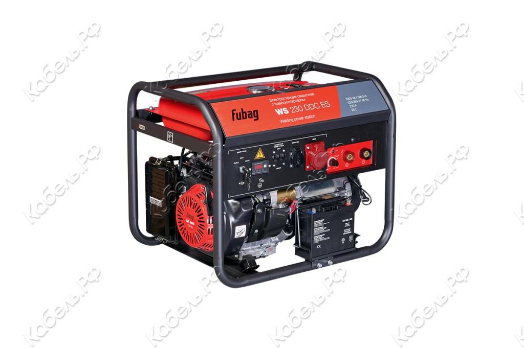 Изображение товара Электростанция сварочная Fubag WS 230 DDC ES 380-220В бензиновая 646248