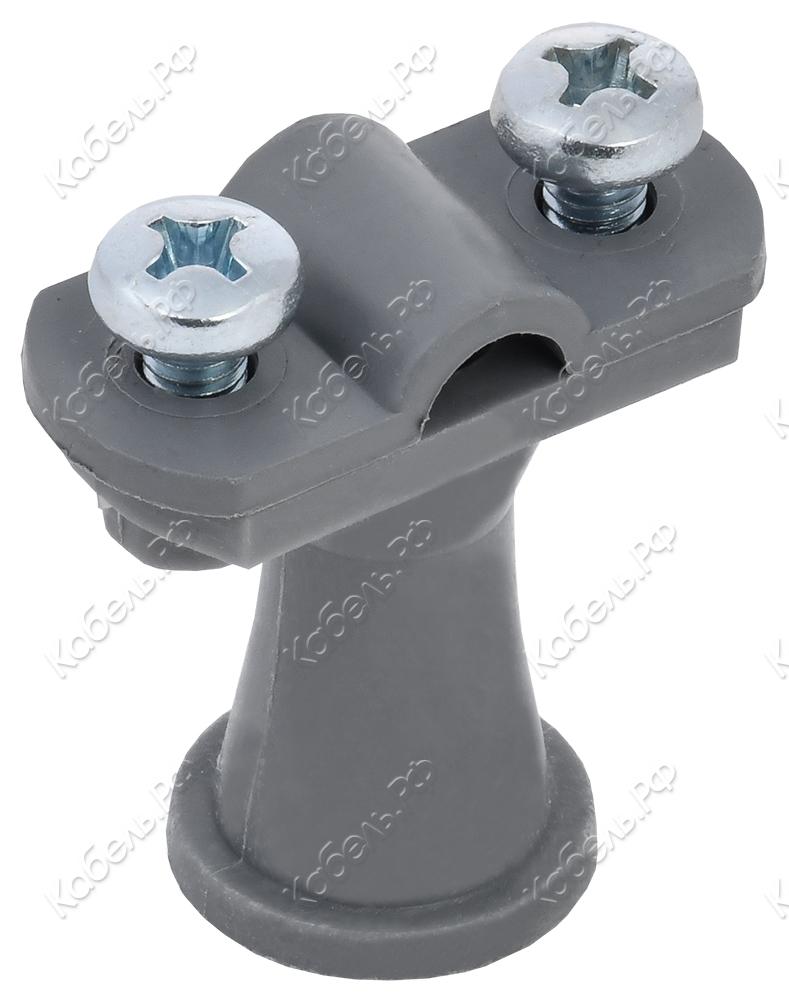 Изображение товара Держатель проводника IEK ZDP80-60-1-68-038 6-10мм h38мм серый