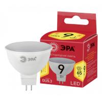 Лампа светодиодная LED 9Вт MR16 2700К GU5.3 тёплый софит ЭРА Б0032972