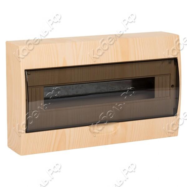 Изображение товара Щит распределительный навесной ЩРН-П-18 светлое дерево IP41 EKF pb40-n-18-light