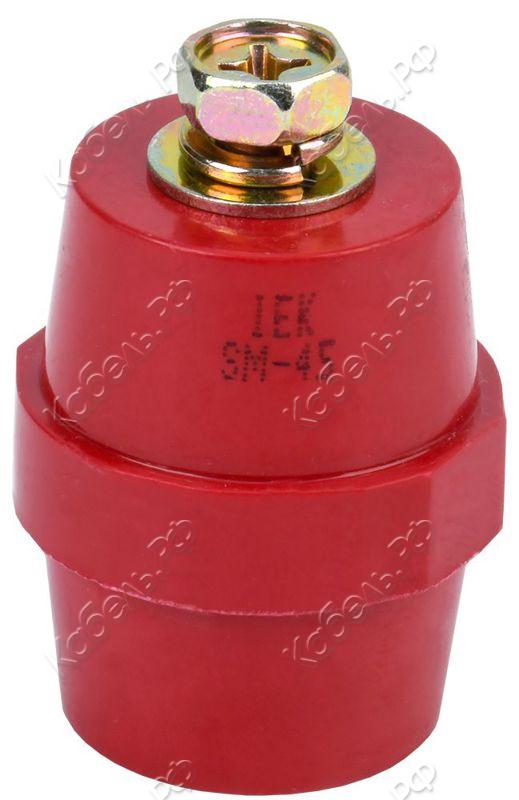 Изображение товара Изолятор IEK SM45 (М8) силовой с болтом YIS11-45-14-B