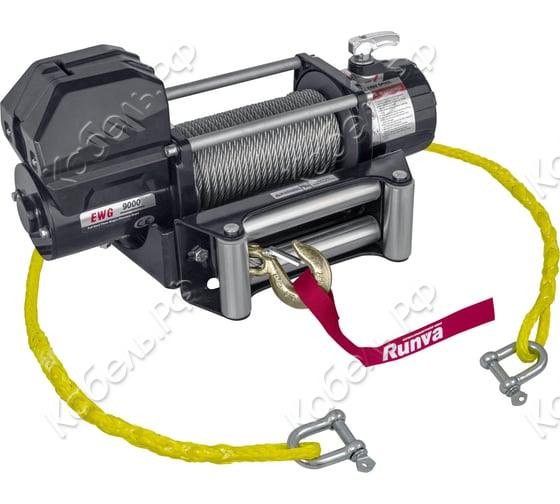 Изображение товара Переносная лебедка РИФ 9000 с площадкой и проводами EWG9000U-KIT1 мощность 4200 кг