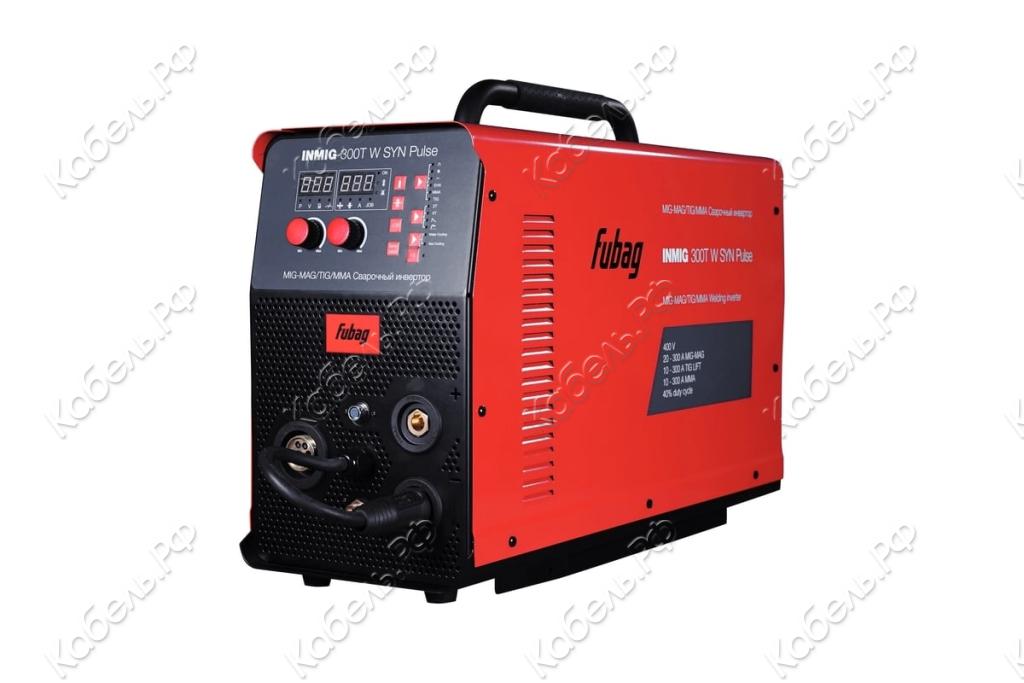Изображение товара Полуавтомат сварочный Fubag INMIG 300T W SYN PULSE + горелка FB 400 3м