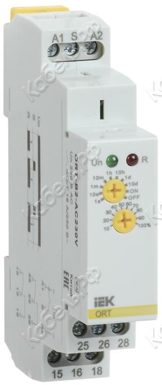 Изображение товара Реле задержки выключения ORT 2 конт 230 В AC IEK