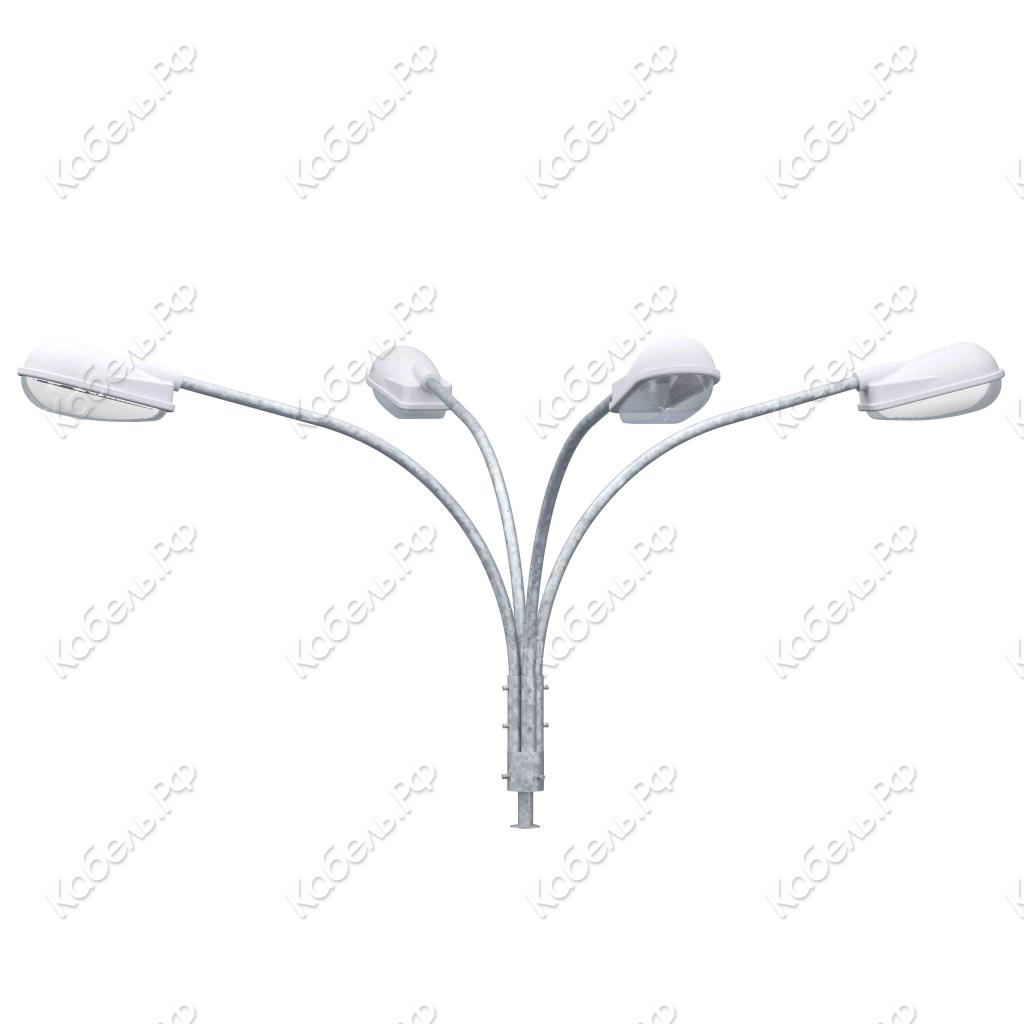 Изображение товара Кронштейн ПЕРЕСВЕТ К4К-2,0-2,0-О145-0,048-(90) для осветительных опор