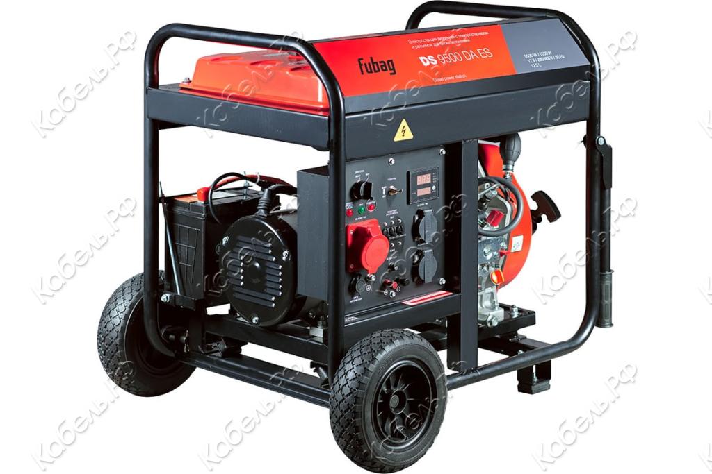 Изображение товара Дизельная электростанция Fubag DS 9500 DA ES мощность 7 кВт для строек и дома