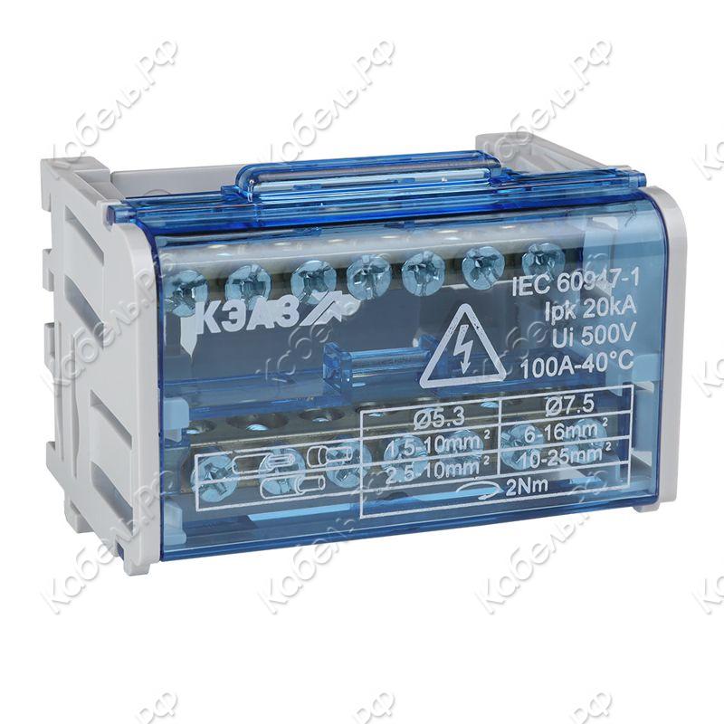 Изображение товара Шина КЭАЗ N на DIN-рейку 2х7 мм 143228