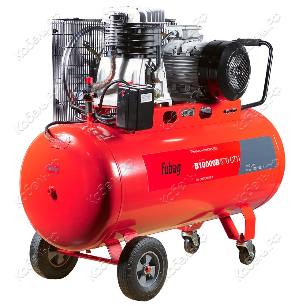 Изображение товара Компрессор Fubag B10000B/270 7,5 кВт профессиональный поршневой с ресивером 270 л