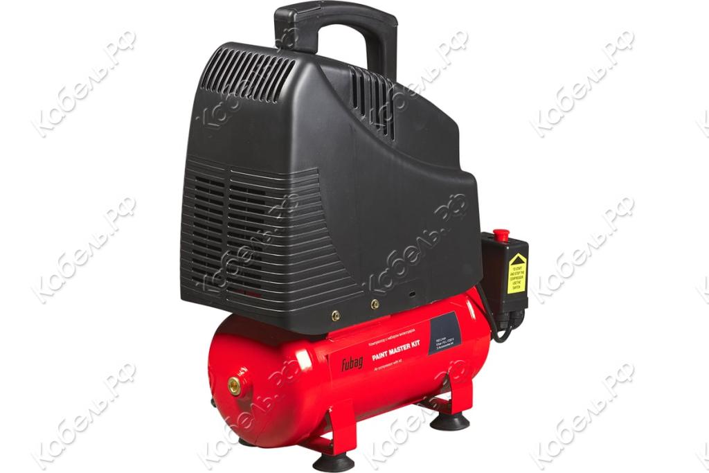 Изображение товара Компрессор Fubag PAINT MASTER KIT 6л 180 л/мин безмасляный для окраски