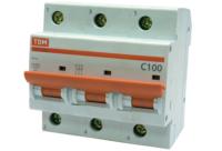 Автоматический выключатель 3П ВА47-100 63А C 10кА TDM Electric SQ0207-0075
