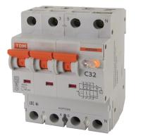 Дифференциальный автомат АВДТ 63S 4P C40 300мА TDM Electric SQ0202-0047