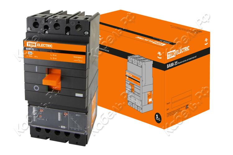 Изображение товара Автоматический выключатель ВА88-35 3Р 250А 35кА TDM Electric