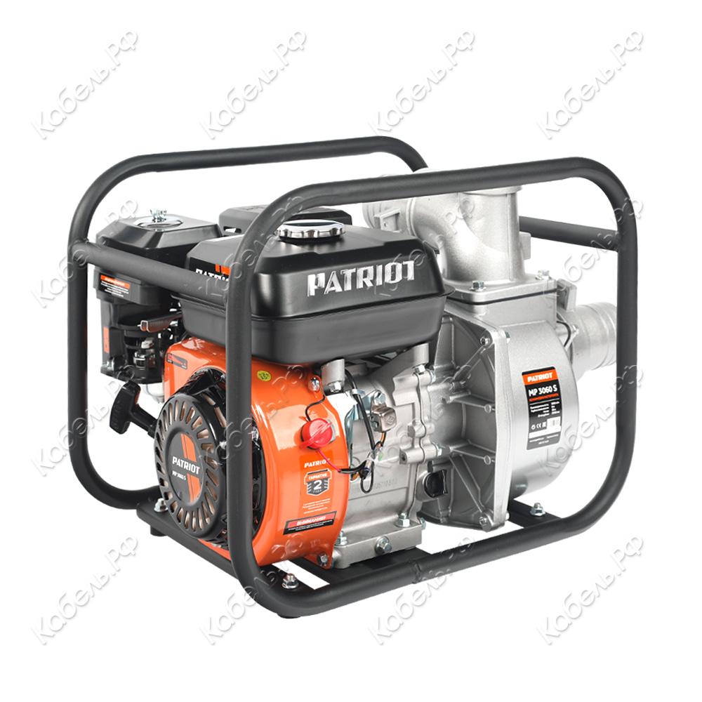 Изображение товара Мотопомпа бензиновая PATRIOT MP 3060 S - высокая производительность для полива и перекачки