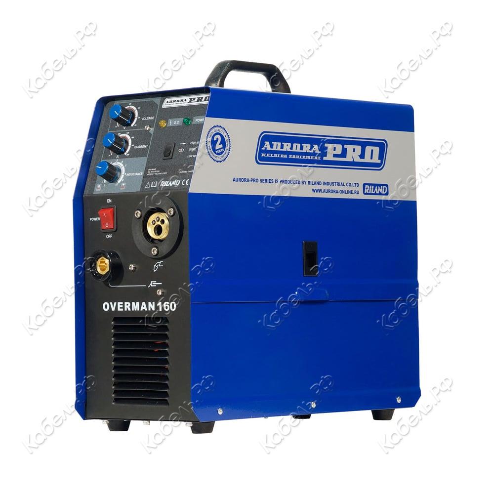 Изображение товара Полуавтомат сварочный Aurora PRO OVERMAN 160 Mosfet 13710