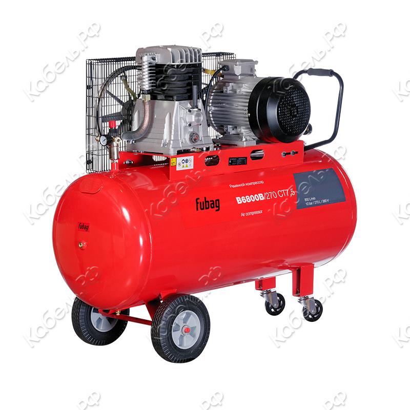 Изображение товара Компрессор Fubag B6800B/270 СТ7,5 5,5кВт с ресивером 270 л профессиональный