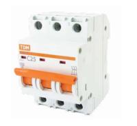 Автоматический выключатель ВА47-29 3Р 63А 4,5кА х-ка С TDM Electric SQ0206-0115