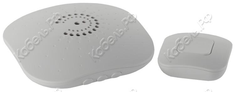 Изображение товара Беспроводной звонок BIONIC White с 6 мелодиями от ЭРА