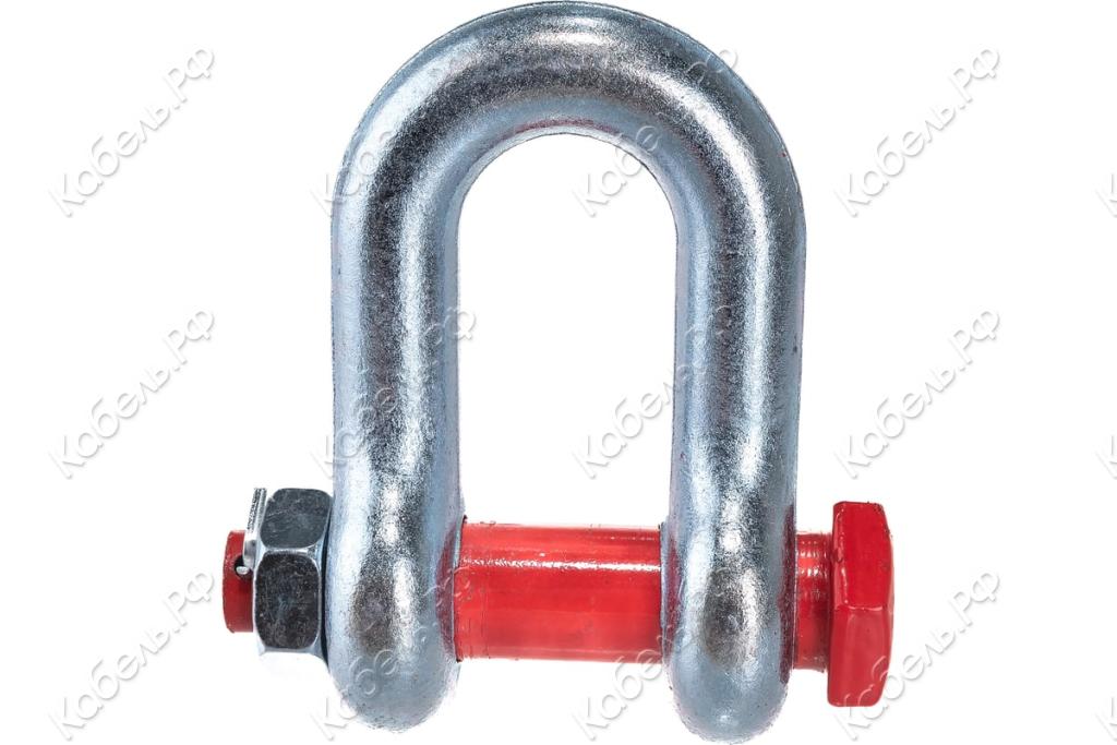 Изображение товара Скоба прямая TOR 8,5 т G2150 для подъема грузов из стали 16x26x36 мм