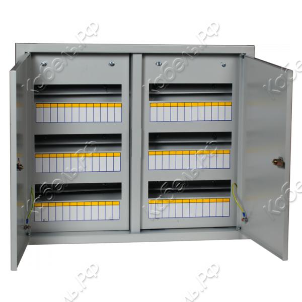 Изображение товара Щит распределительный встраиваемый ЩРВ-72 двухдверный IP31 (520х605х120) EKF mb11-72