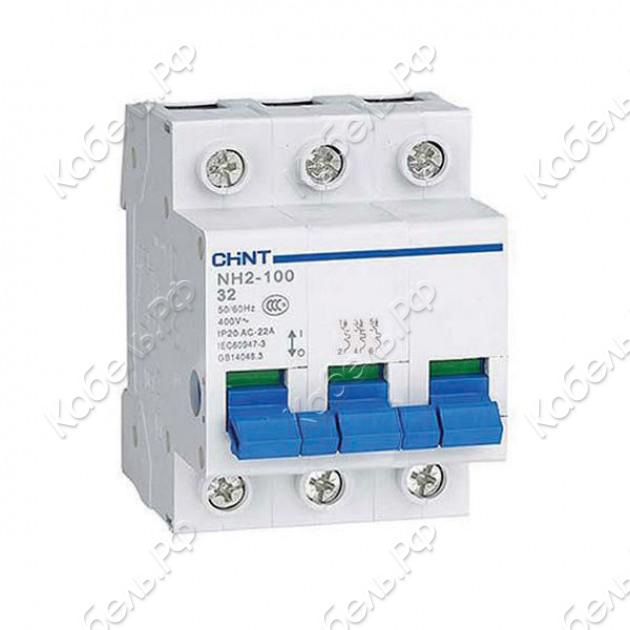 Изображение товара Модульный выключатель нагрузки NH2-125 3P 100A от CHINT