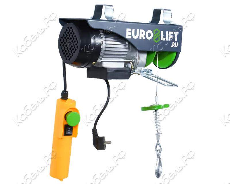 Изображение товара Электрическая стационарная лебедка EURO-LIFT РА-300А 12 м для грузов