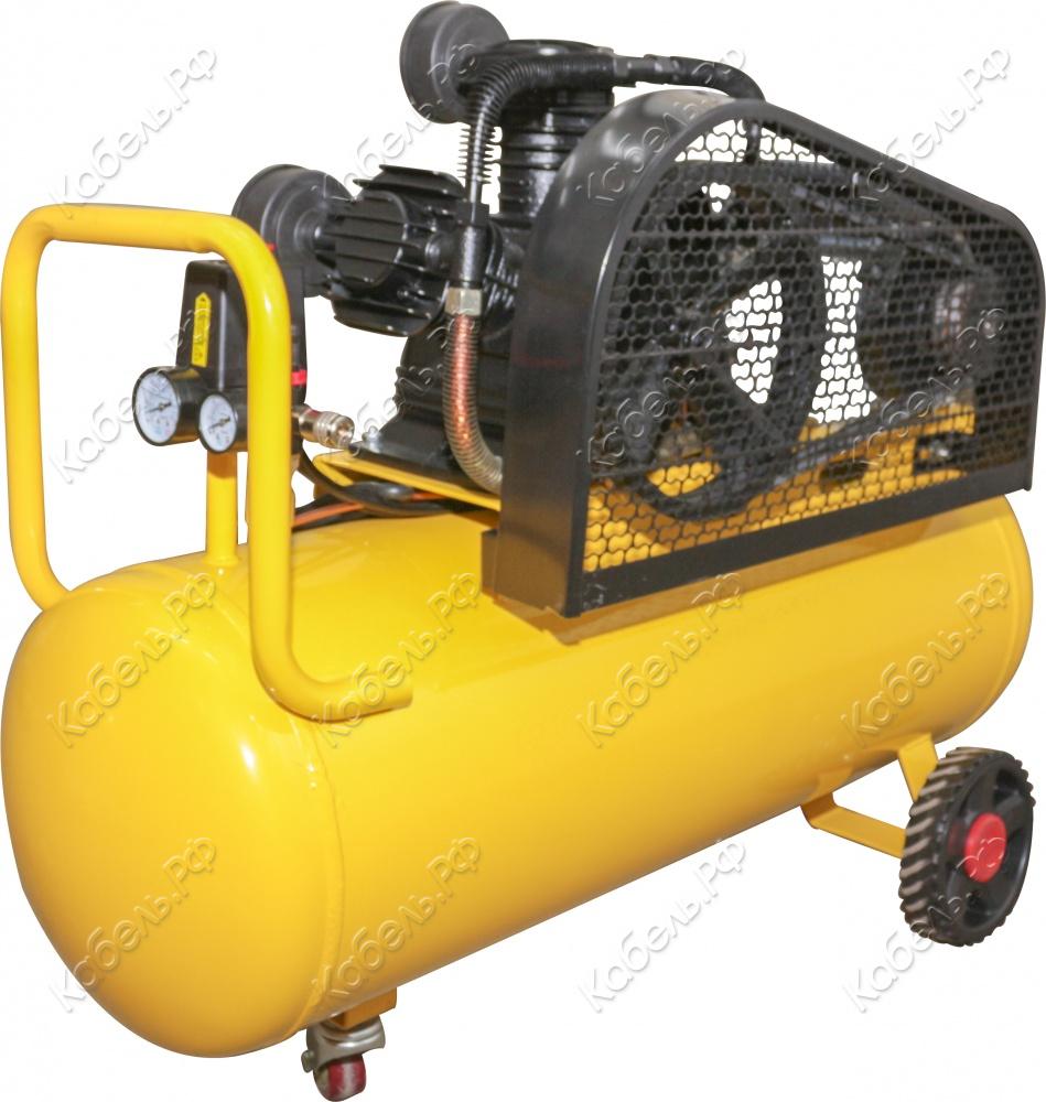 Изображение товара Компрессор масляный ременной Калибр КМ-3200/100РМ профессиональный