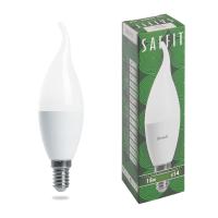Лампа светодиодная SBC3715 Свеча на ветру E14 15W 4000K (10шт/уп) SAFFIT 55205