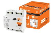 Дифференциальный выключатель (УЗО) ВД1-63 4п 50А 100мА тип A TDM Electric SQ0203-0089