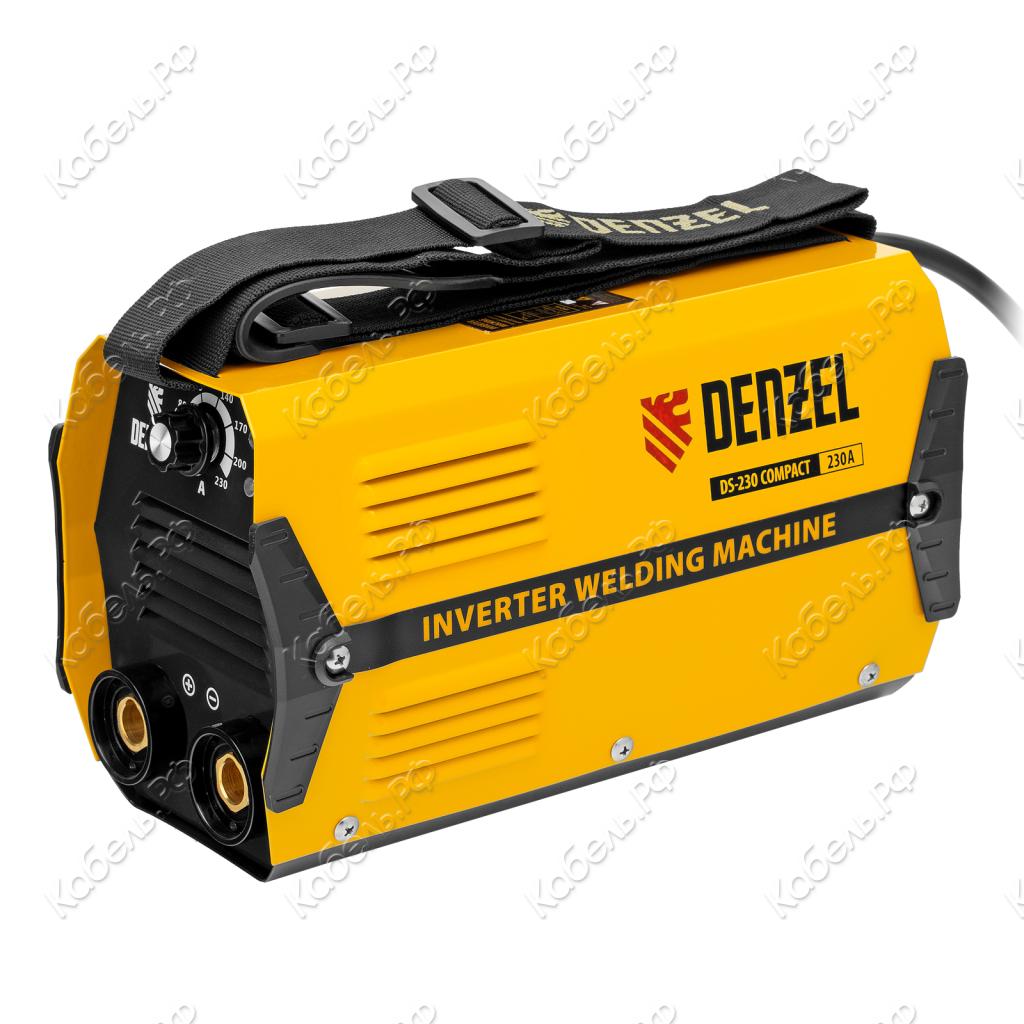 Изображение товара Инверторный аппарат для дуговой сварки Denzel DS 230 Compact 230А 1,6-5мм 70 ПВ