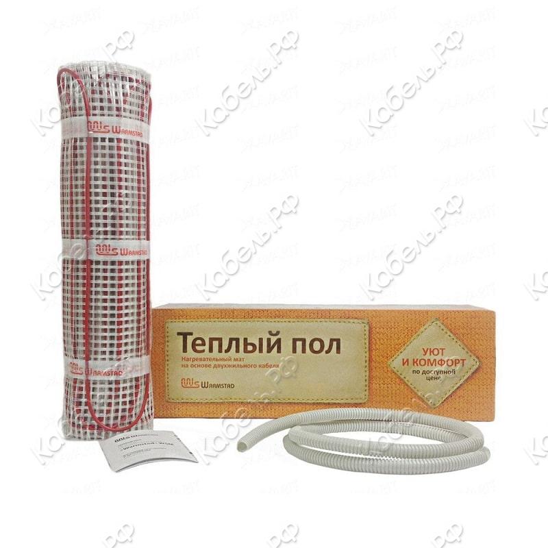 Изображение товара Комплект теплый пол WSM 1210Вт 8м2 нагревательный мат Warmstad