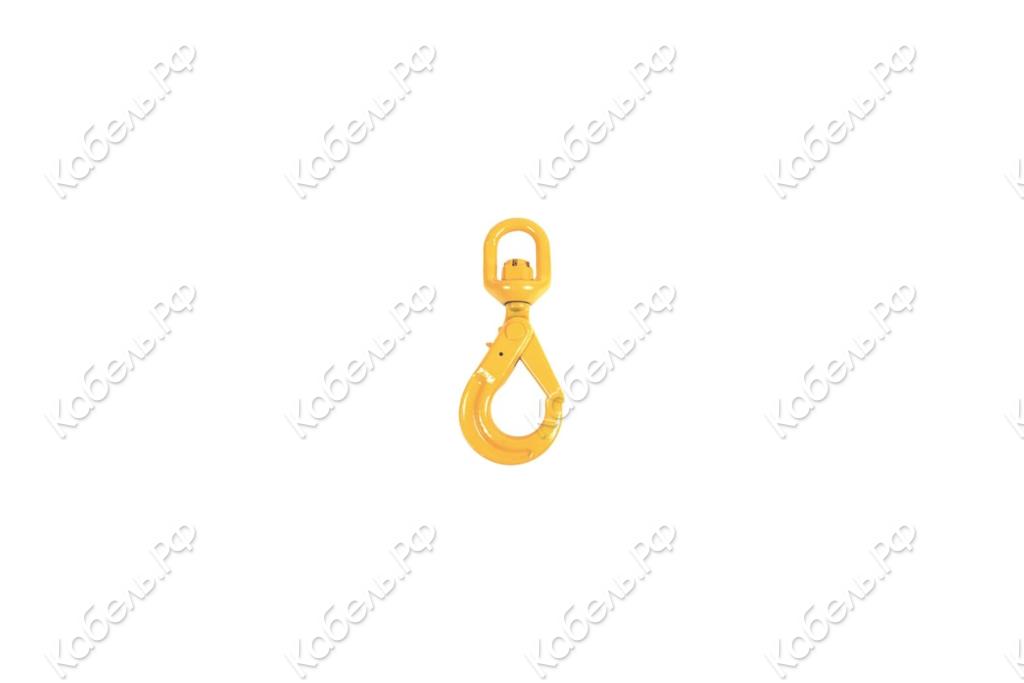Изображение товара Крюк самозакрывающийся TOR 8т с вертлюгом, грузоподъемность 8 тонн