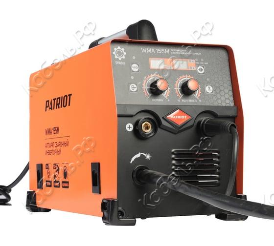 Изображение товара Полуавтомат сварочный инверторный WMA 155M MIG/MAG/MMA PATRIOT 605302140