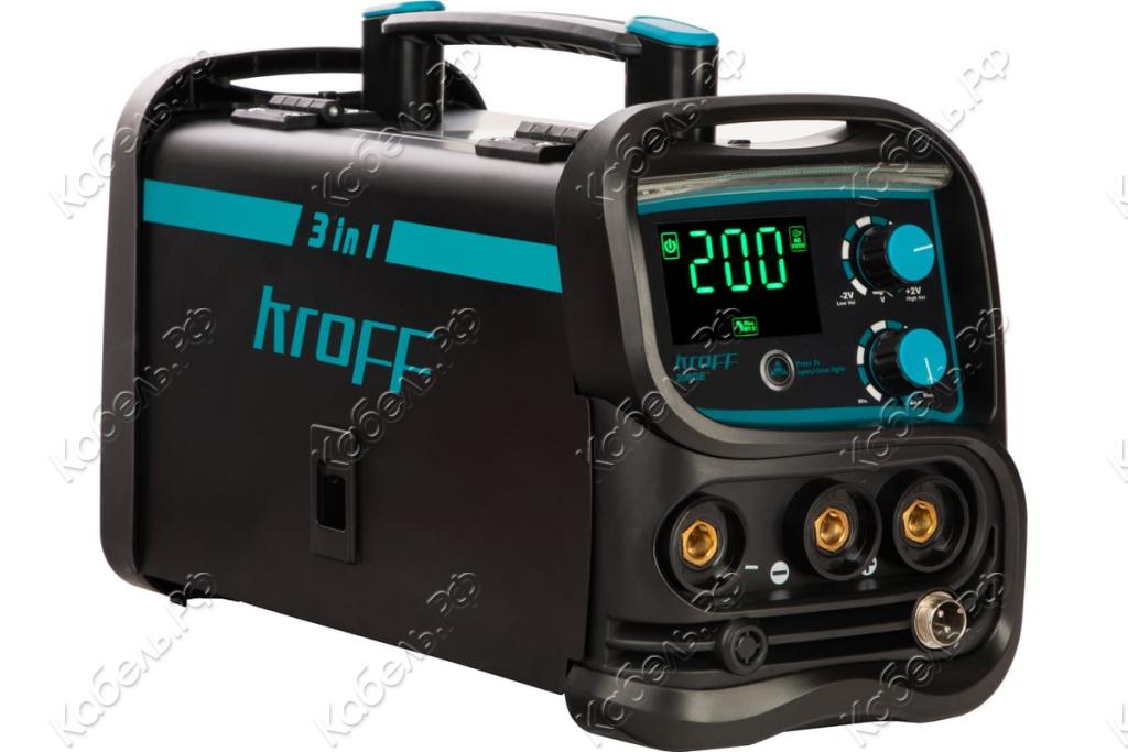 Изображение товара Полуавтомат сварочный Kroff 200GE 720240 Изображение товара Полуавтомат сварочный Kroff 200GE 720240